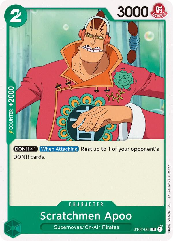 [Single] SST02-008 Scratchmen Apoo - Starter Deck 2: Worst Generation