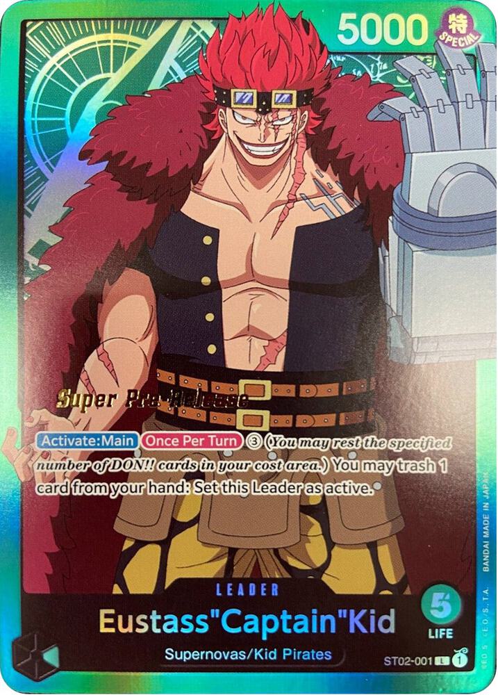 [Single] ST02-001 Eustass"Captain"Kid Super Pre