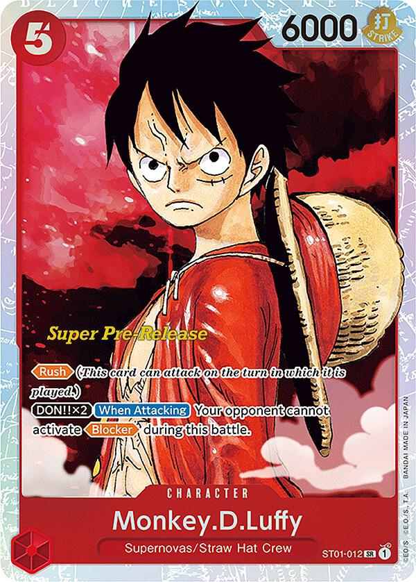 [Single] ST01-012 Monkey.D.Luffy Super Pre Release