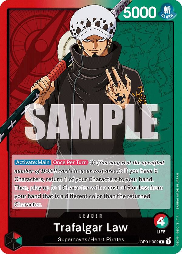 [Single]  OP01-002 Trafalgar Law