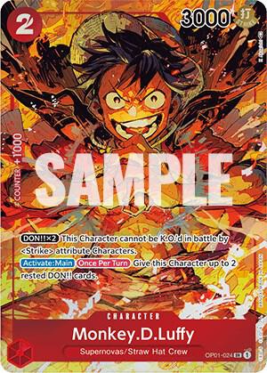 [Single] OP01-024 Monkey.D.Luffy (Alternative Art)