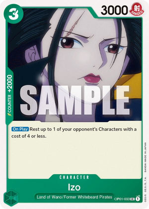 [Single] OP01-033 (PRB01) Izo (Jolly Roger Foil)