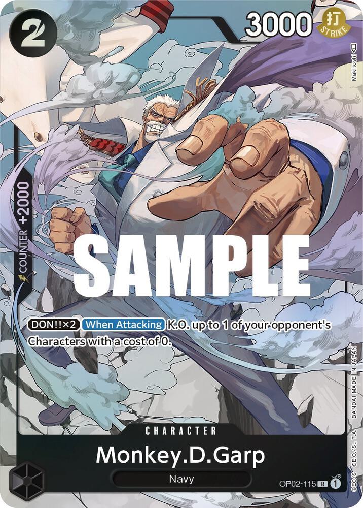 [Single] OP02-115 Monkey.D.Garp (Alternate Art)