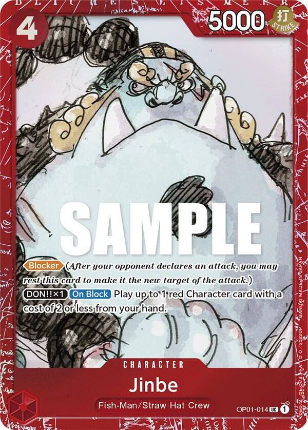 [Single] OP01-14 Jinbe (Premium Card Collection -ONE PIECE FILM RED Edition-)