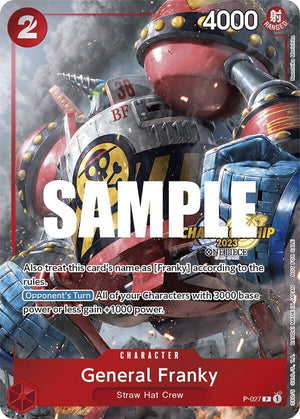 [Single] P-027 General Franky (CS 2023 Event Pack)