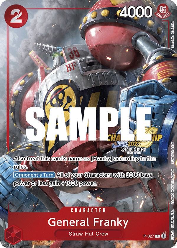 [Single] P-027 General Franky (CS 2023 Event Pack)