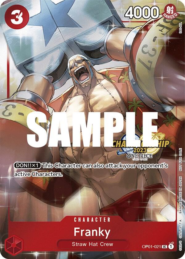 [Single] OP01-021 Franky  (CS 2023 Celebration Pack)