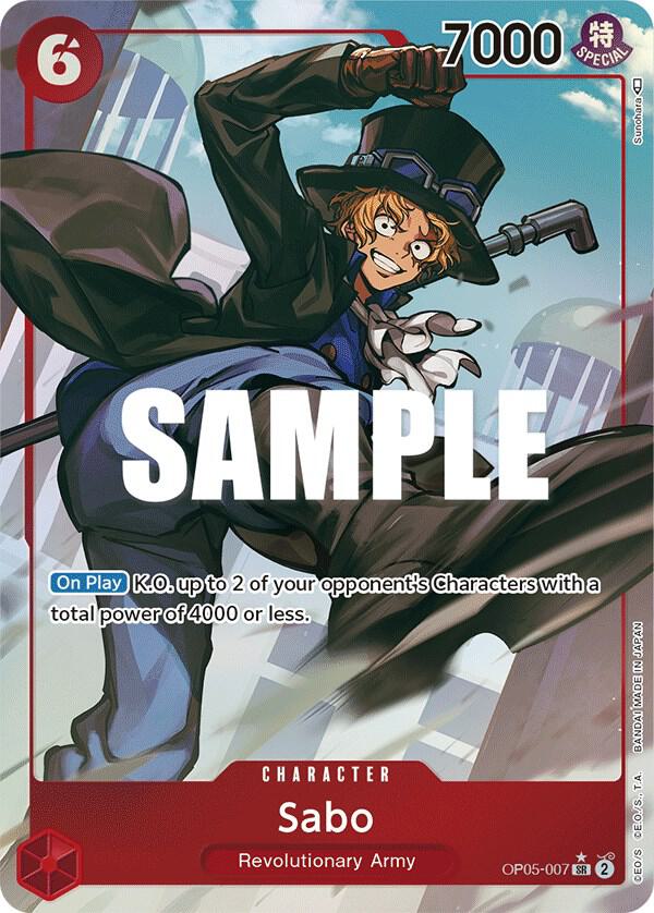 [Single] OP05-007 Sabo (Alternate Art)