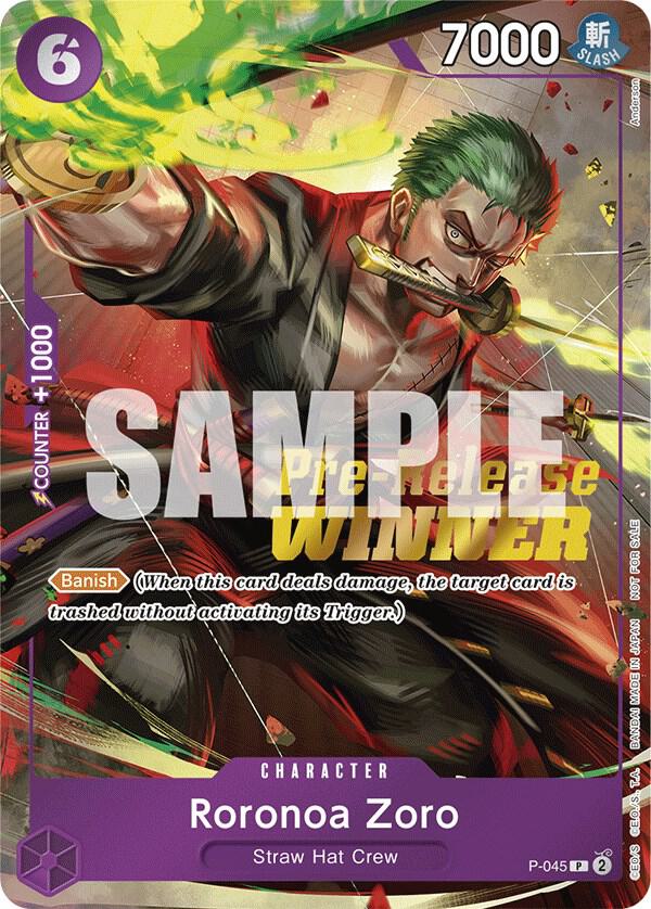 [Single] P-045 Roronoa Zoro Winner