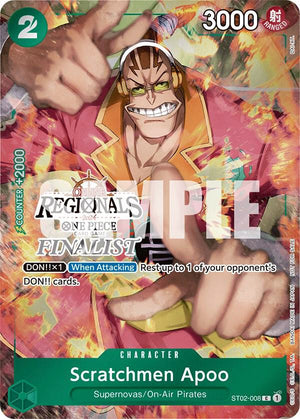 [Single] ST02-008 Scratchmen Apoo (Online Regional 2024 Finalist)