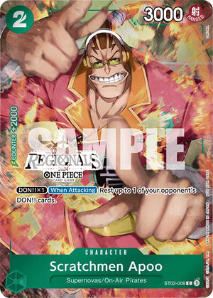 [Single] ST02-008 Scratchmen Apoo (Offline Regional 2024)