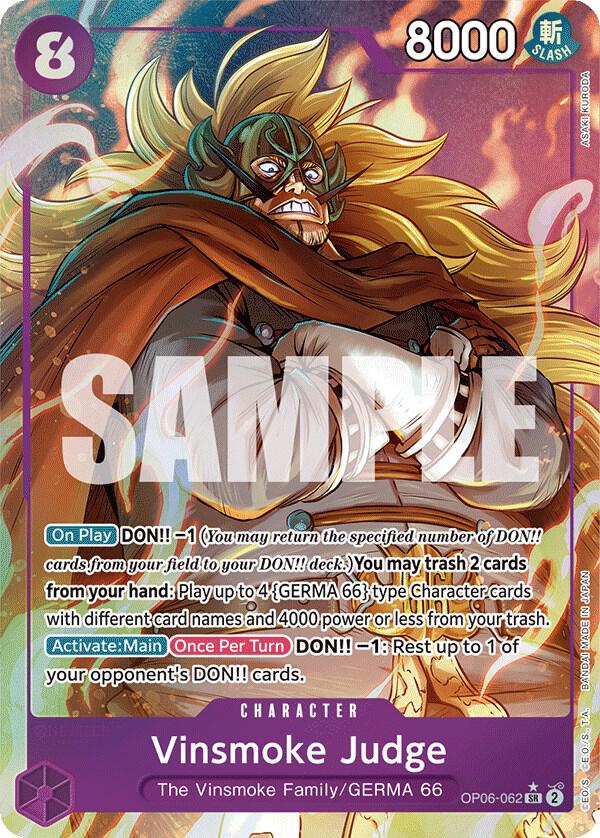 [Single] OP06-062 Vinsmoke Judge AA