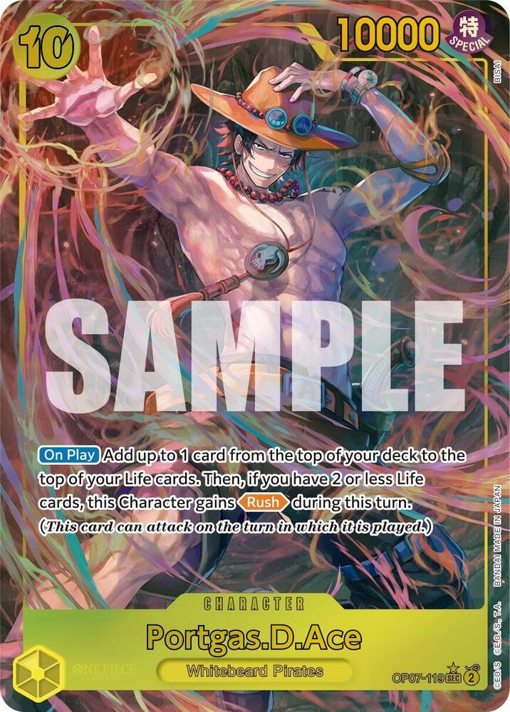 [Single] OP07-119 Portgas.D.Ace AA