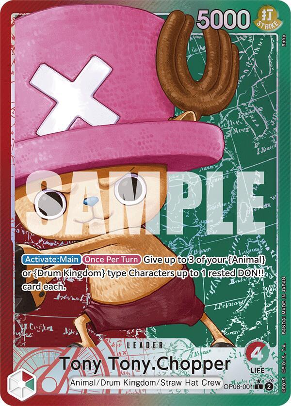 [Single] OP08-001 Tony Tony.Chopper (Parallel)