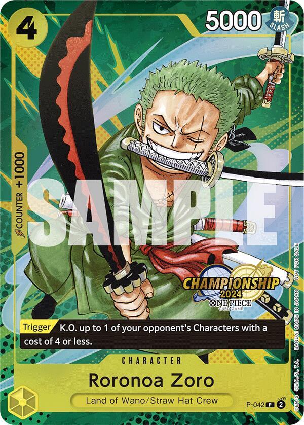 [Singles] P-042 Roronoa Zoro (CS 2024 Event Pack)