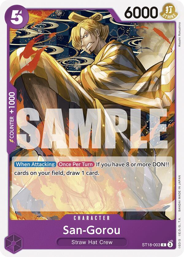 [Single] ST18-003 San-Gorou Pattern FOIL (PRB02)