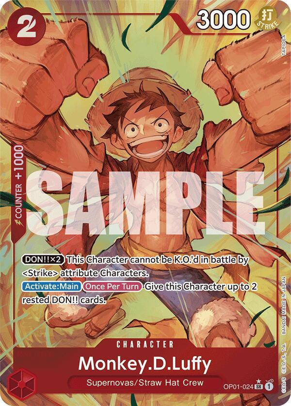 [Single] OP01-024 Monkey.D.Luffy AA (PRB01)