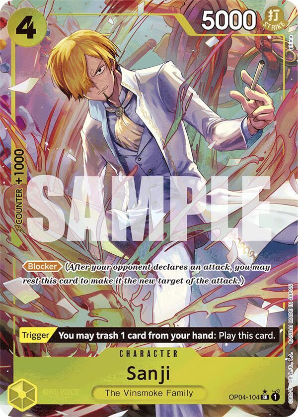 [Single] OP04-104 Sanji (PRB01) AA
