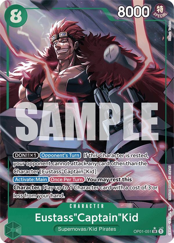 [Single] OP01-051 (PRB01) Eustass"Captain"Kid AA