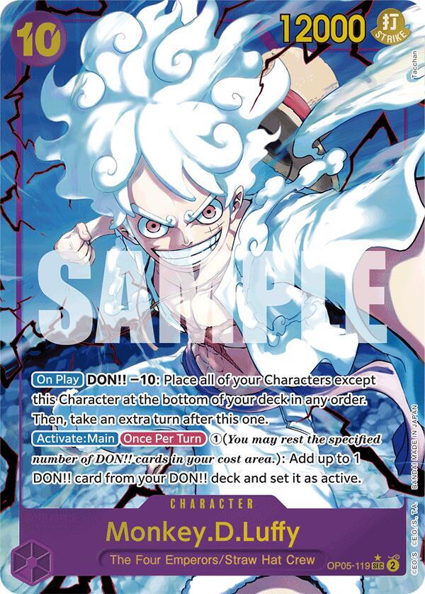 [Single] OP05-119 (PRB01) Monkey.D.Luffy AA