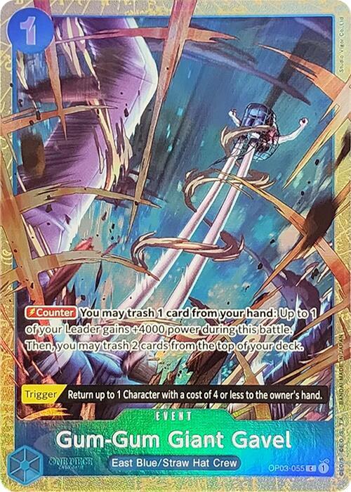 [Single] OP03-055 Gum-Gum Giant Gavel (Premium Card Collection -Best Selection Vol. 2-)