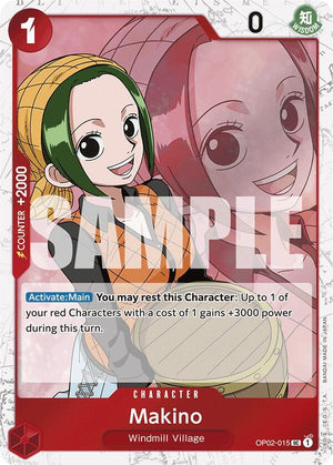 [Single] OP02-015 (PRB01) Makino (Jolly Roger Foil)