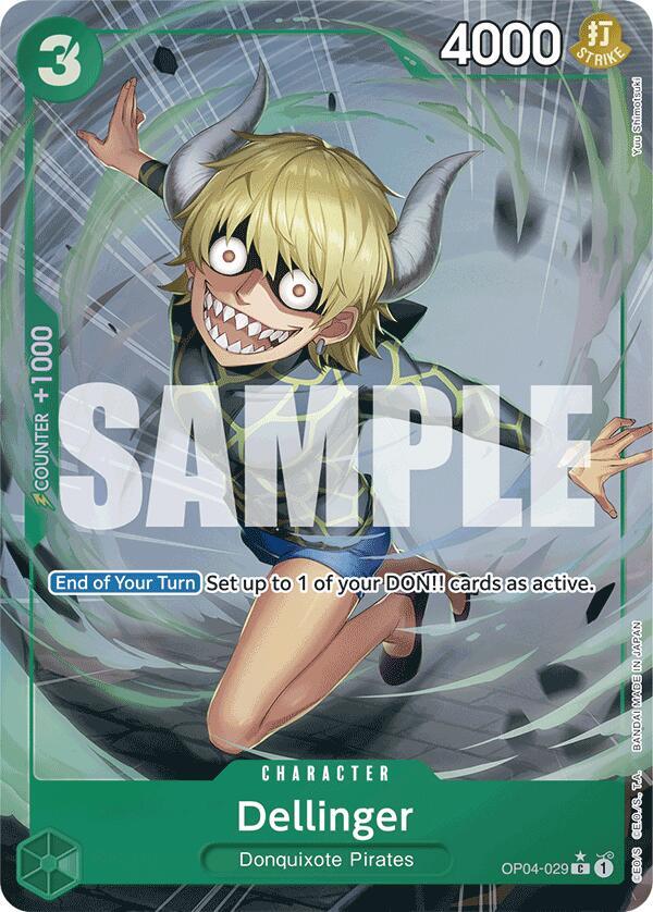 [Single] OP04-029 (PRB01) Dellinger (Full Art)