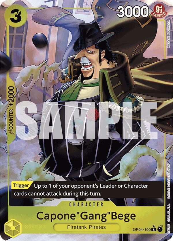 [Single] OP04-100 Capone"Gang"Bege Full Art