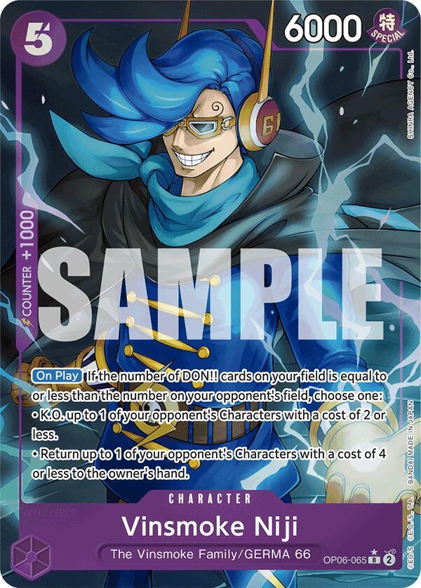 [Single] OP06-065 (PRB01) Vinsmoke Niji AA