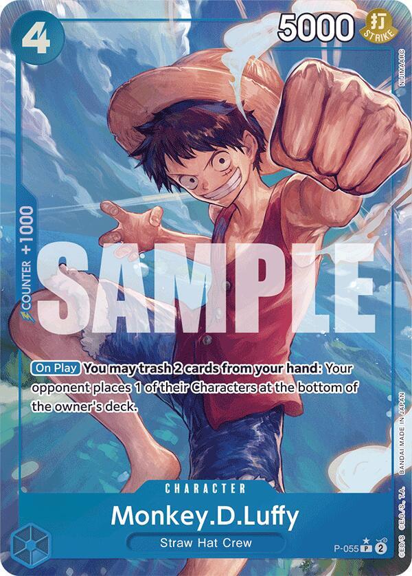 [Single] P-055 (PRB01) Monkey.D.Luffy (Full Art)