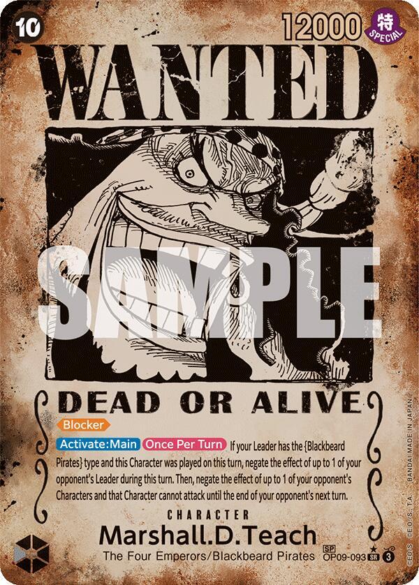 [Single] OP09-093 Marshall.D.Teach WANTED