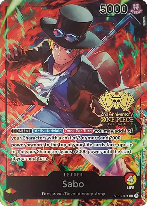 [Single] ST13-001 Sabo (2nd Anniversary Tournament)