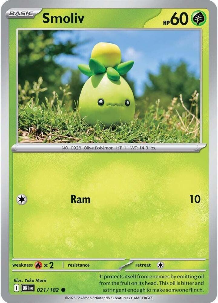 021/182 - Smoliv (Reverse Holo)