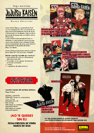 Jujutsu Kaisen 29 - 30 Edición Especial