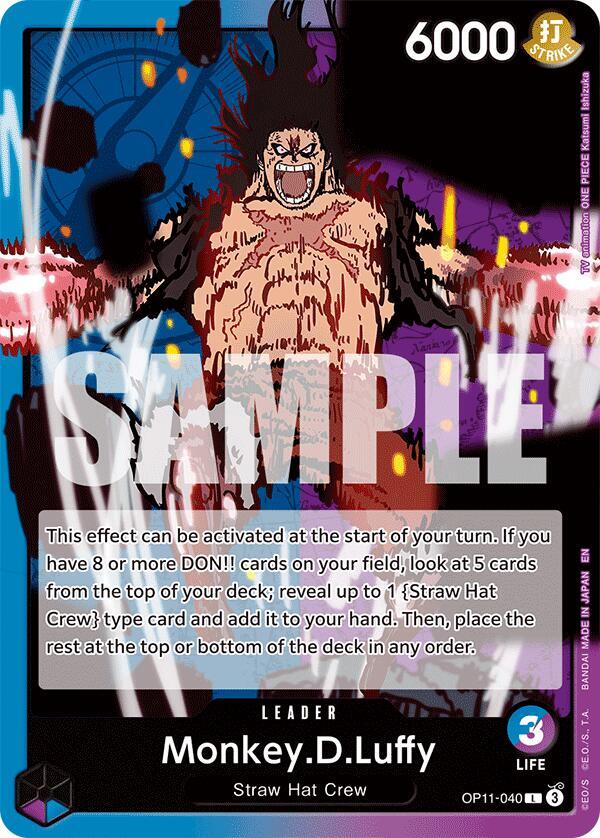 [Single]  OP11-040 Monkey.D.Luffy