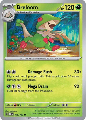 006/182 - Breloom (Reverse Holo)