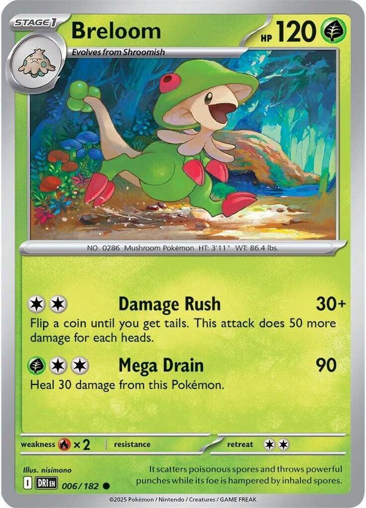 006/182 - Breloom (Reverse Holo)