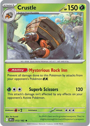 012/182 - Crustle (Reverse Holo)