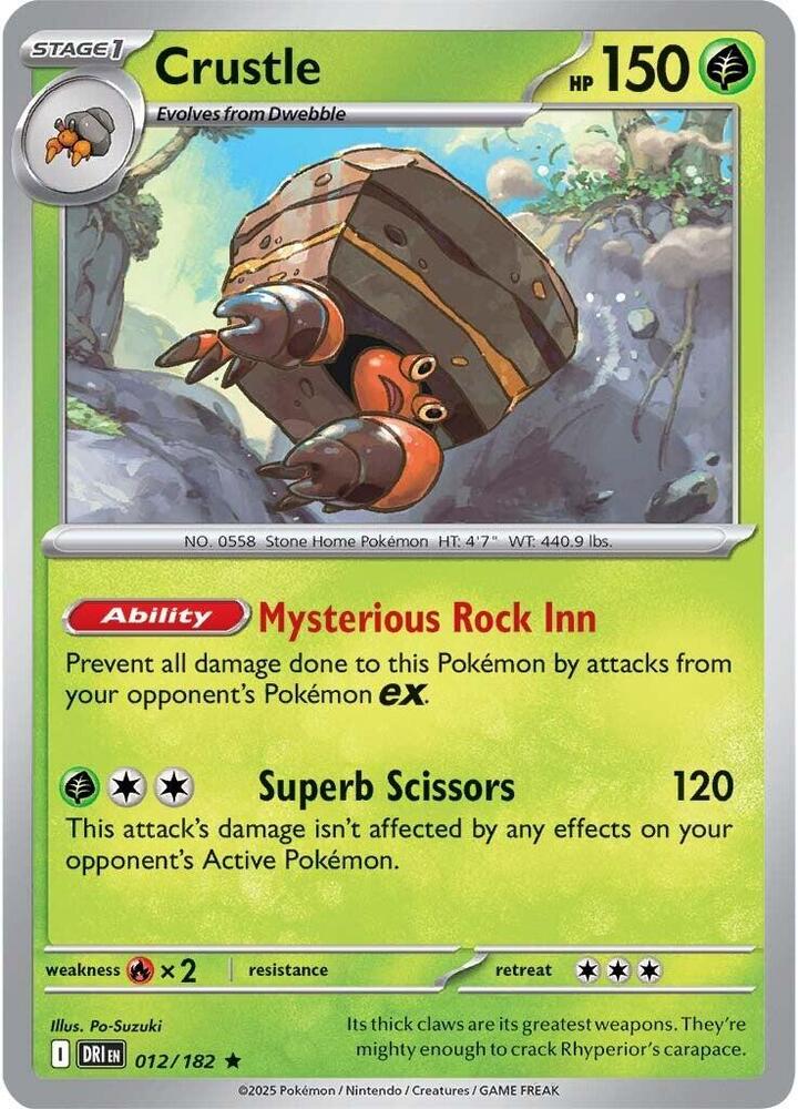 012/182 - Crustle (Reverse Holo)