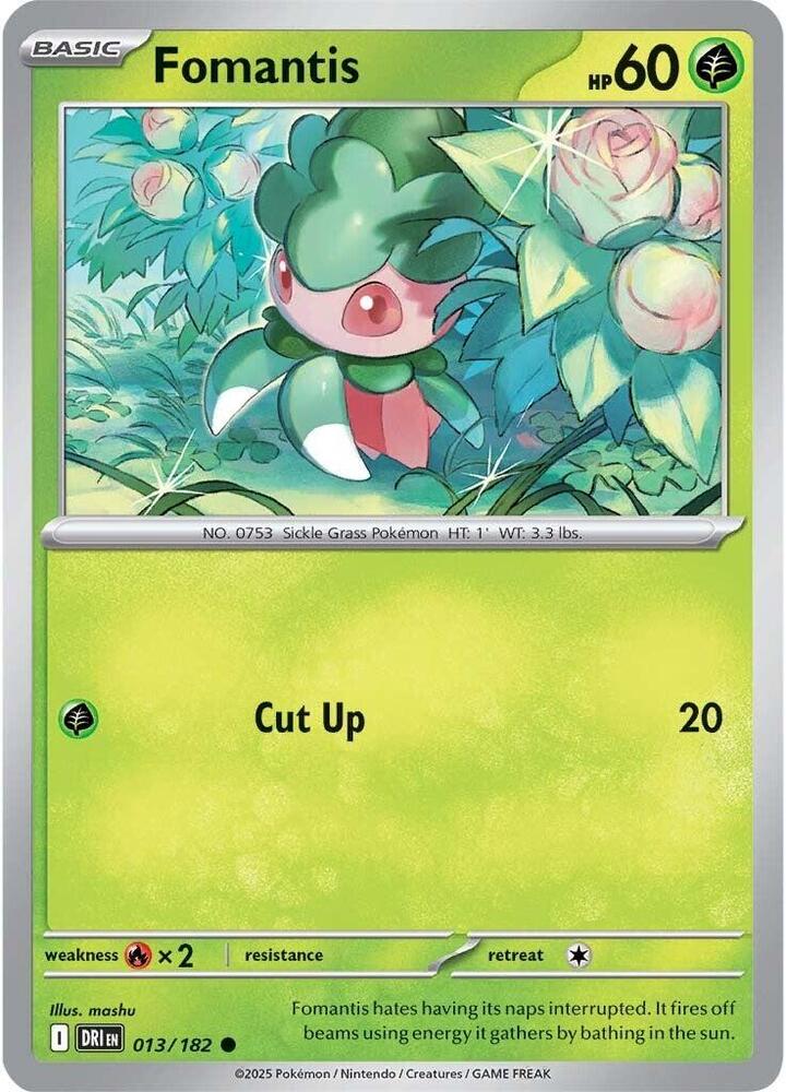 013/182 - Fomantis (Reverse Holo)