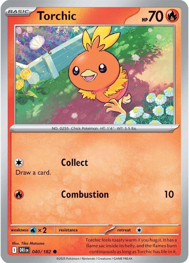 040/182 - Torchic (Reverse Holo)