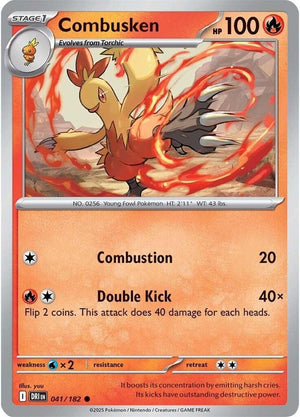041/182 - Combusken (Reverse Holo)
