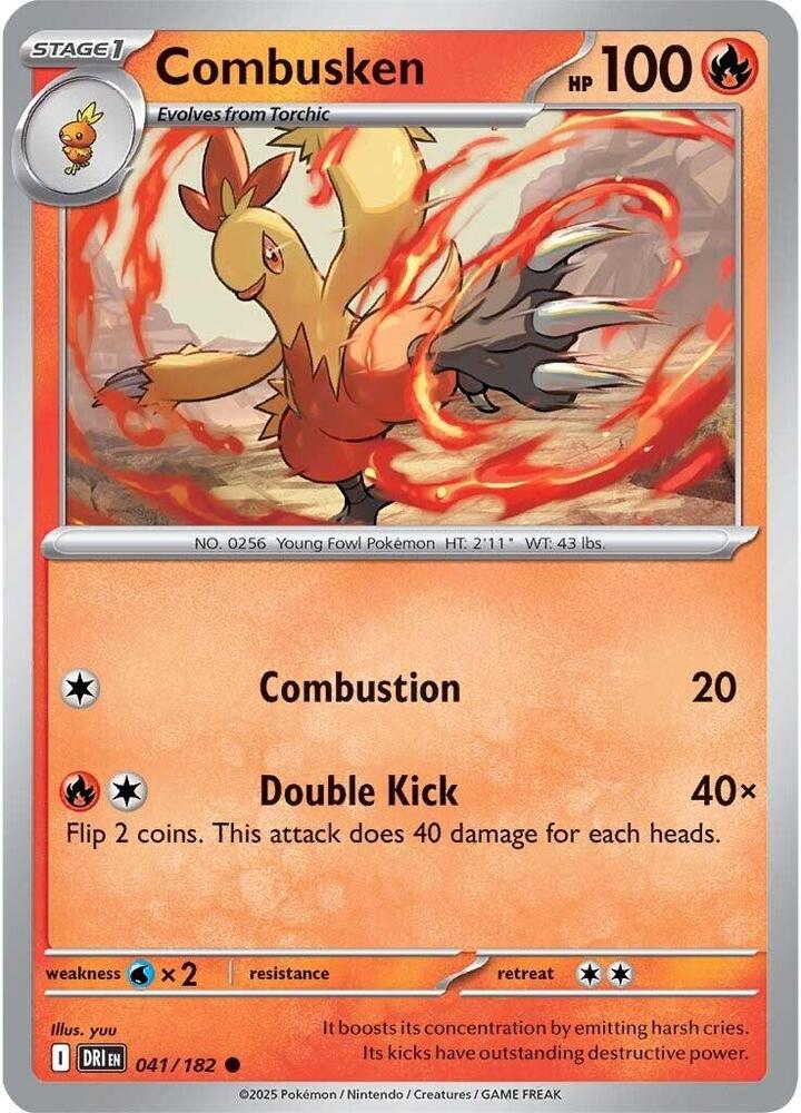041/182 - Combusken (Reverse Holo)