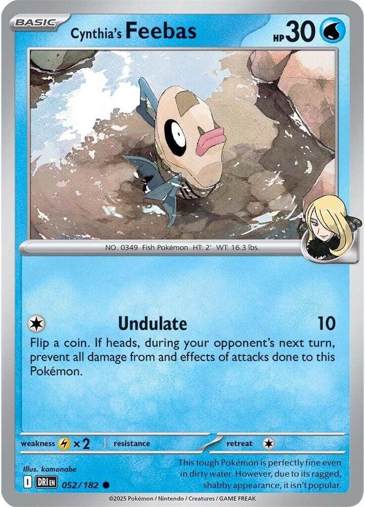 052/182 - Cynthia's Feebas (Reverse Holo)