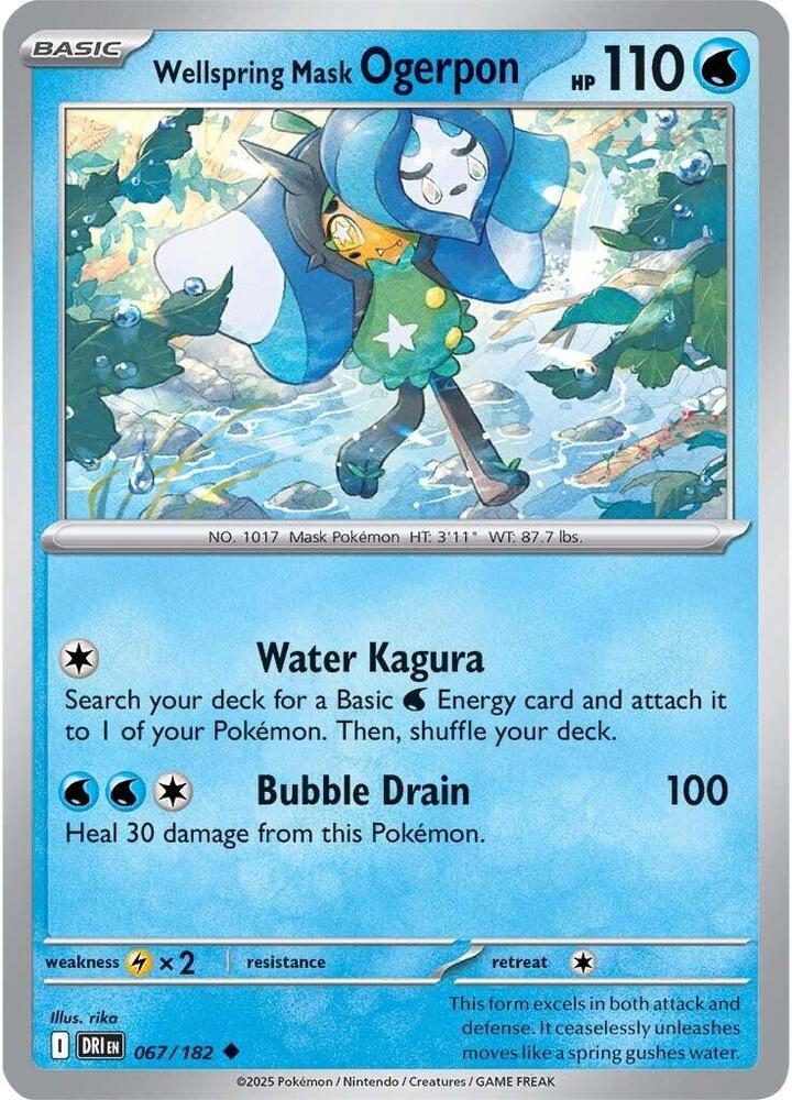 067/182 - Wellspring Mask Ogerpon (Reverse Holo)