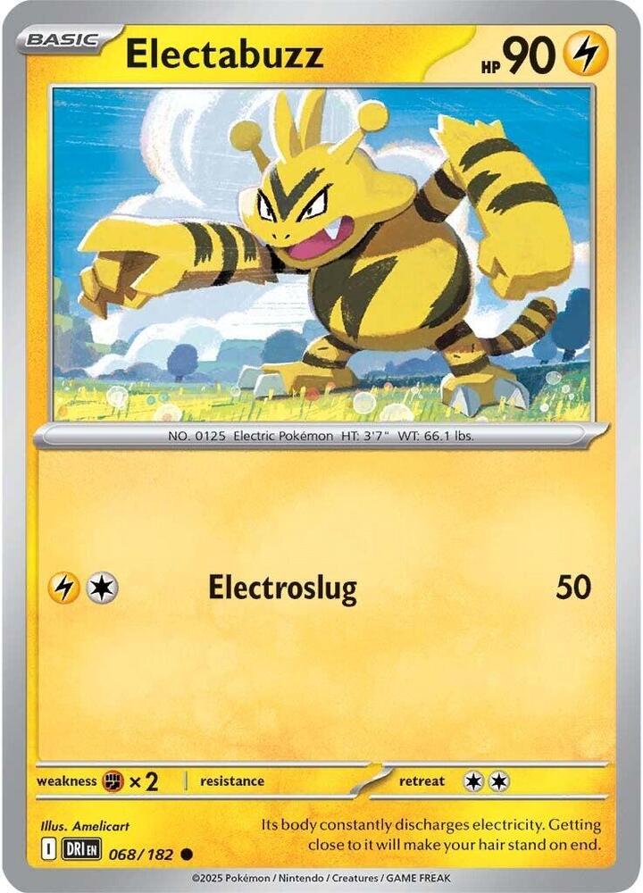 068/182 - Electabuzz (Reverse Holo)