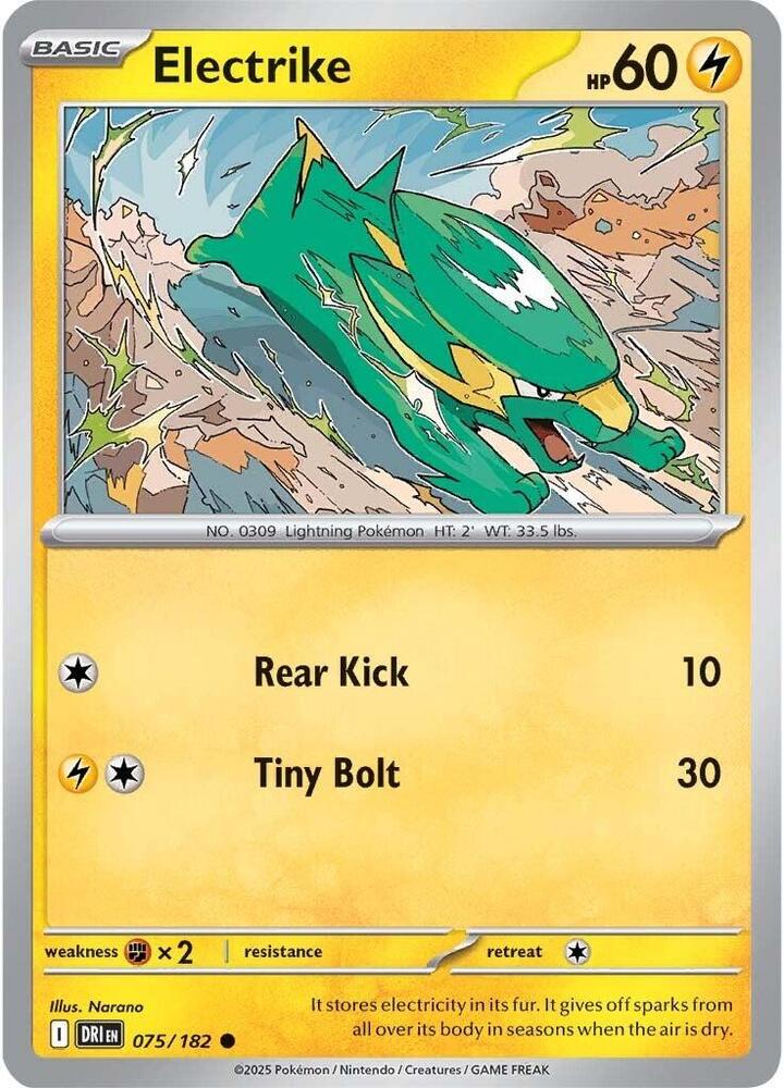 075/182 - Electrike (Reverse Holo)
