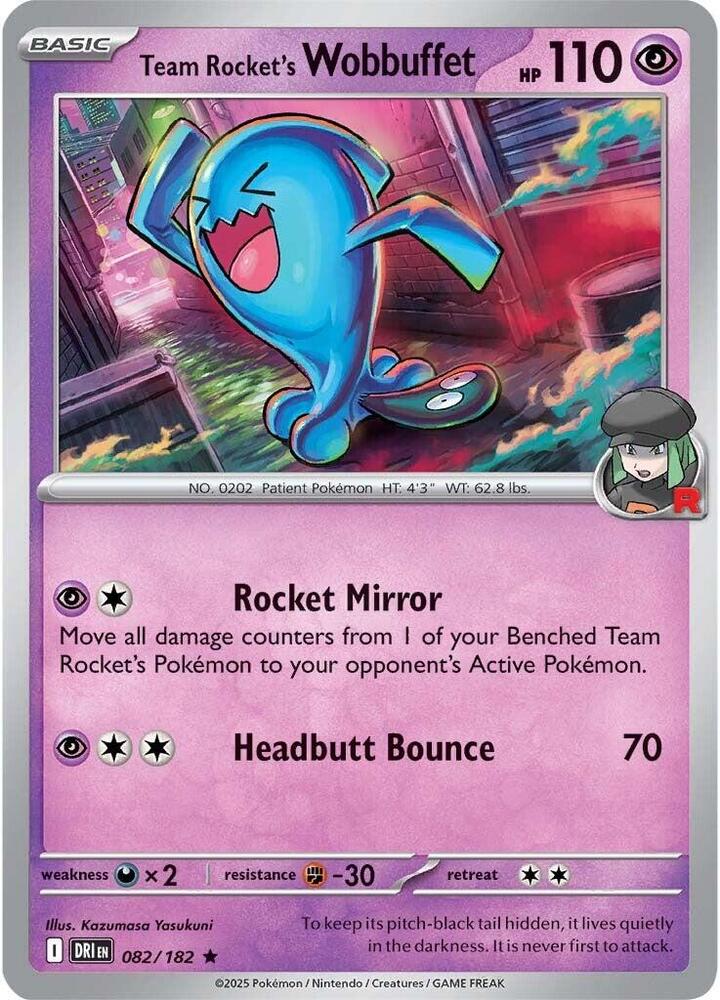 082/182 - Team Rocket's Wobbuffet