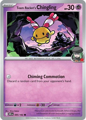 085/182 - Team Rocket's Chingling (Reverse Holo)
