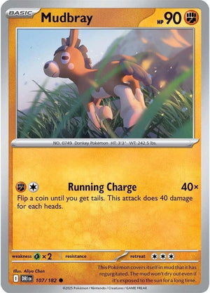 107/182 - Mudbray (Reverse Holo)